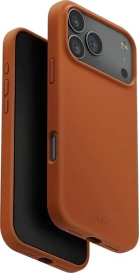 Uniq Lino Mobildeksel for iPhone 17 Pro Max Magclick Lading Oransje