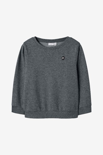 Name It Collegegenser nkmVimo LS Sweat Bru Noos Grå
