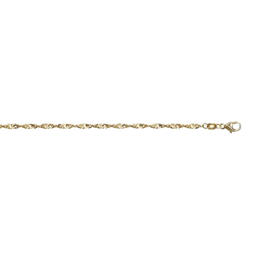 Pan Jewelry Singapore kjede i 585 gult gull 45 cm
