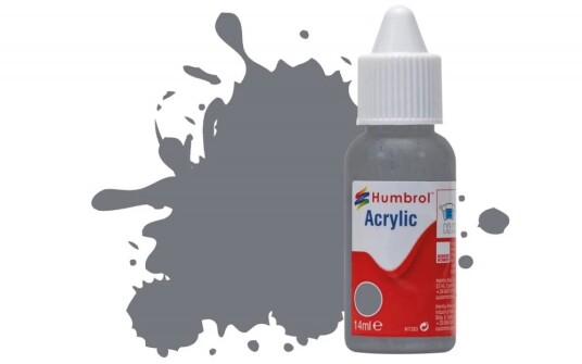 Humbrol Akryl No 164 Dark Sea Grey - Satin 14ml Dropper Bottle