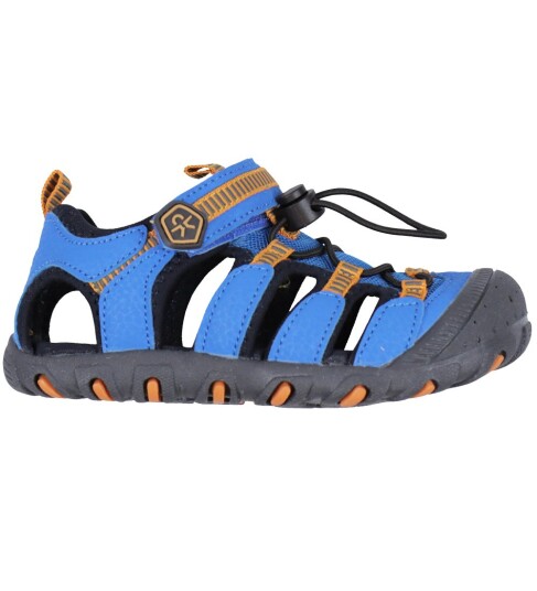 Color Kids Sandals Hiking W. Toe Cap - Blue - 28 Color Kids Sandals Hiking W. Toe Cap - Blue - 28