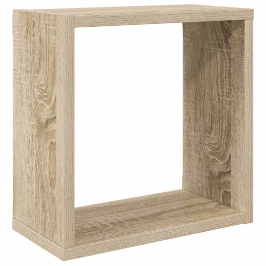  Vegghyller kubeformet 6 stk sonoma eik 30x15x30 cm 8720286594278