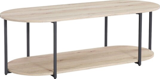 Sofabord HOME4YOU Hannes 120x52x40 cm rustikk melamin - Brun