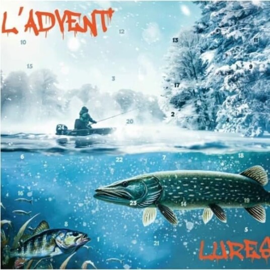 2025 Julefiske Adventskalender for Voksne   Utstyrsboks[JSR]