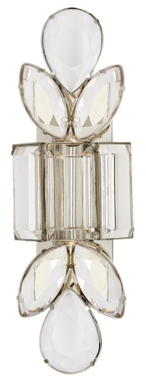 Lloyd Jeweled vägglampa nickel Lloyd Jeweled vägglampa nickel