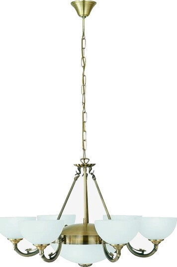EGLO Pendellampe Savoy With 6 Lamps Bronse Takpendler