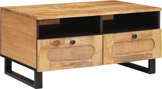 Kaffebord Artisan Eik 80 x 54 x 40 cm Massiv mango tre