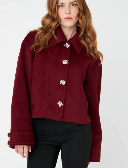 crās Amalinacras Jacket - Burgundy - 40 crās Amalinacras Jacket - Burgundy - 40