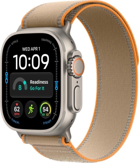 Apple Watch Ultra 4 49mm CEL (naturlig titan/sand Trail Loop) S/M
