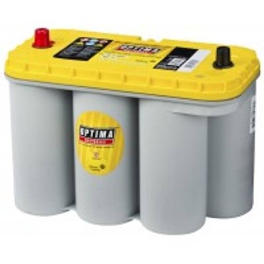 Optima AGM Yellow Top 12V 75AH Venstre +pol.
