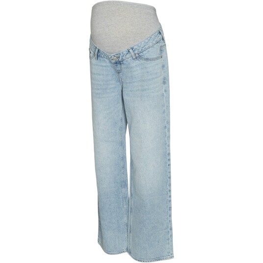 Vero Moda Maternity Light Blue Denim Tessa Wide Jeans Noos 27