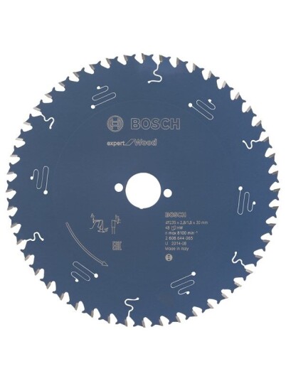 Bosch Sirkelsagblad Expert for Wood 235 x 30 x 2,8 mm, 48 Bosch Sirkelsagblad Expert for Wood 235 x 30 x 2,8 mm, 48