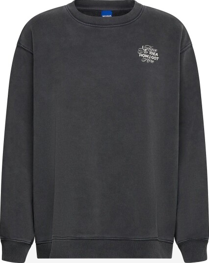 HUGO BLUE Classic Crew_B_6 BLACK XL HUGO BLUE Classic Crew_B_6 BLACK XL