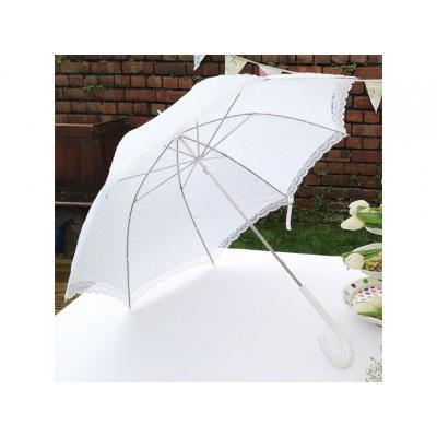 Vogue Brudeparaply windproof brokade Hvit Vogue Brudeparaply windproof brokade Hvit