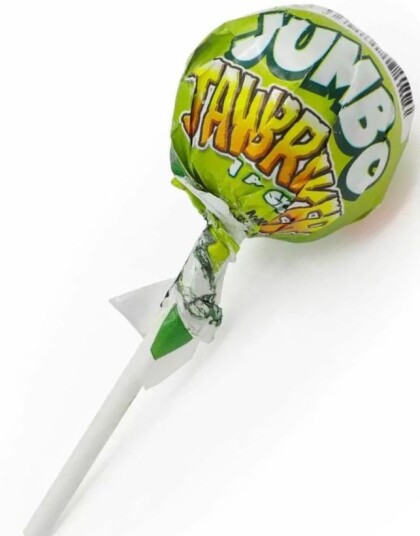 Zed Jumbo Sour Apple   Jawbreaker Kjærlighet på Pinne