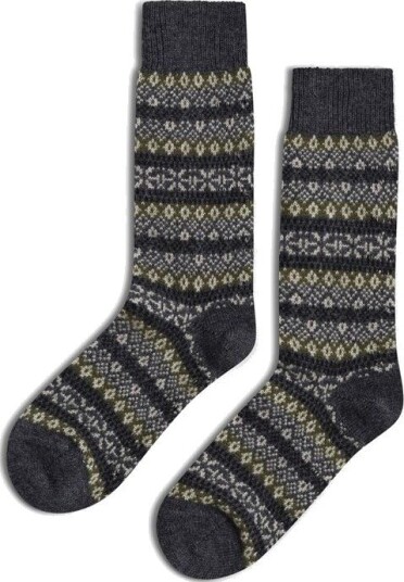 Pantherella Sherborne cashmere sock L grå herre Pantherella Sherborne cashmere sock L grå herre