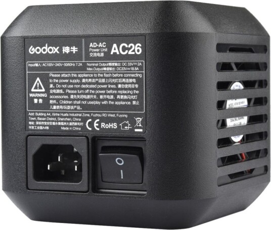 Strømadapter til Studioblits - Godox Witstro AD600PRO