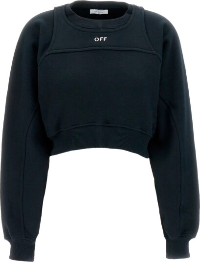Off White Dame Gensere & Hettegensere Blå XS,