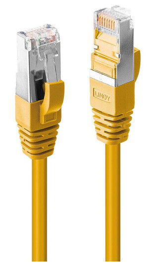 LINDY Patchkabel Cat6 S/FTP LSZH Gelb 1.00m LINDY Patchkabel Cat6 S/FTP LSZH Gelb 1.00m