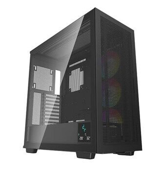 DeepCool MORPHEUS Miditower Kabinett med Herdet Glass - Svart DeepCool MORPHEUS Miditower Kabinett med Herdet Glass - Svart