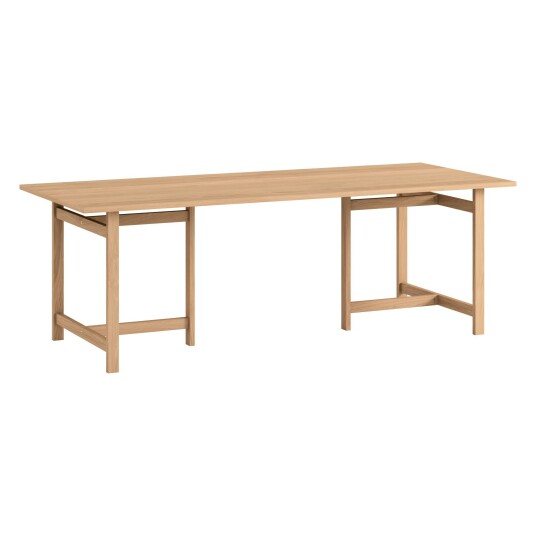 Moebe rectangular dining table spisebord 220 x 90 cm Eik