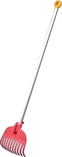 Fiskars MyFirst Løvrake for Barn Rosa, 96 Cm, Lett Aluminium