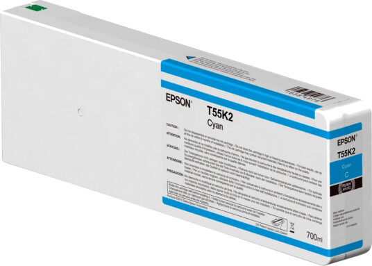 Epson T55K200 Cyan 700ml til SCP6000/P7000/P8000/P9000
