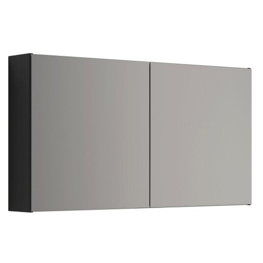 Dansani Mido+ Select speilskap med 2 dører, 120x64 cm, sort struktur