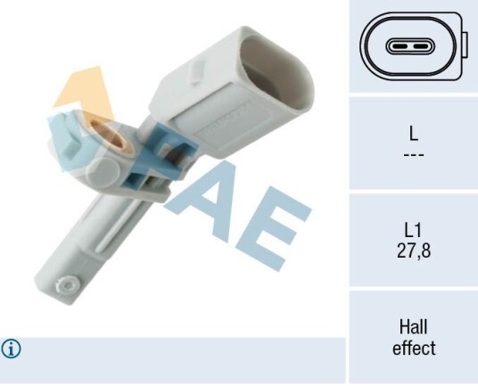 ABS sensor FAE 78141