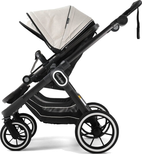 Emmaljunga NXT90 Black m/ Sittedel ERGO Lounge Beige