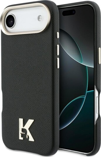 Karl Lagerfeld MagSafe Mobildeksel med Karl Head Logo til iPhone Air - Svart