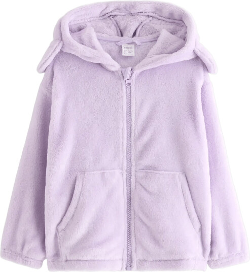 Lindex Hoodie In Pile Purple 98/104