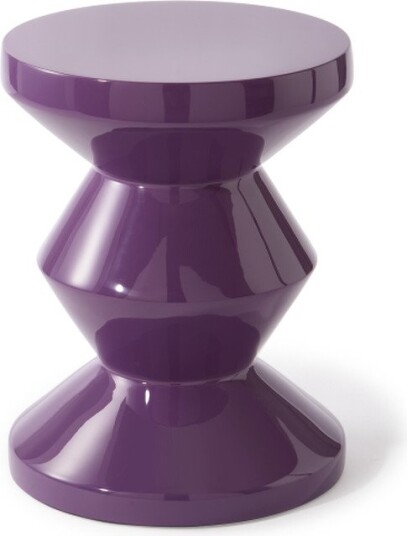 POLSPOTTEN Zig Zag Purple Ø35.5X H46CM POLSPOTTEN Zig Zag Purple Ø35.5X H46CM