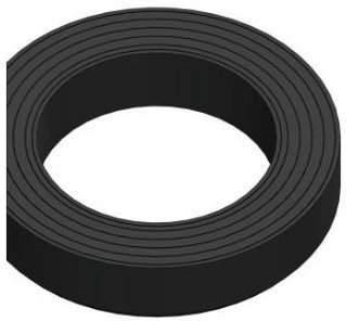 Lauridsen avskåret toppring Ø315X100 mm - plast