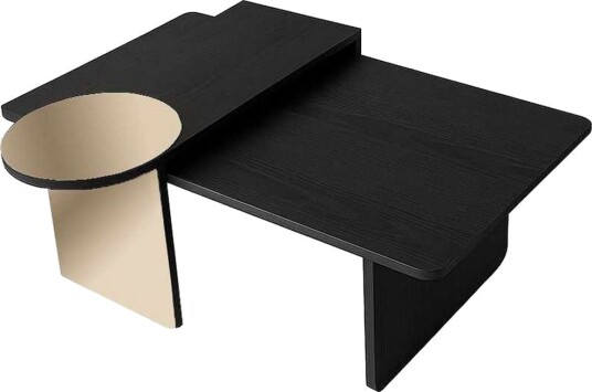 Dasina Sett med bord 105 cm - Svart