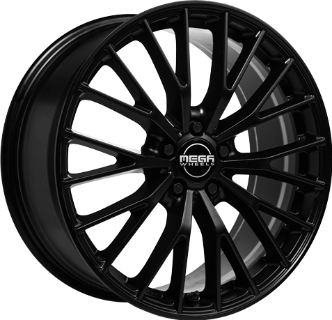 Mega Wheels Castor FF Mat black 7.5 x 19 CB64,10 ET40 5/120 7.5 x 19