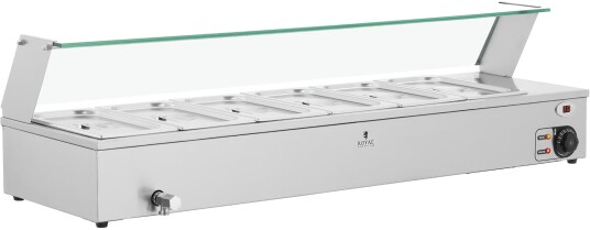 Bain Marie - 6 GN 1/3 containere - Royal Catering RCBM-11 Bain Marie - 6 GN 1/3 containere - Royal Catering RCBM-11