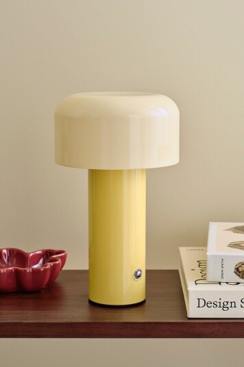 Ellos Home Oppladbar bordlampe Mush Gul