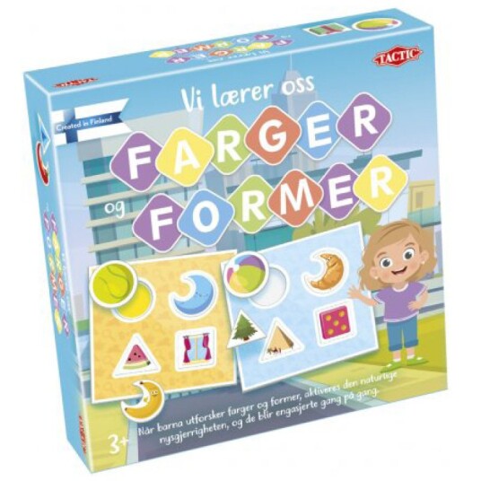 Tactic Lærespill for Barn: Farger og Former, for Alder 4 år+ Tactic Lærespill for Barn: Farger og Former, for Alder 4 år+