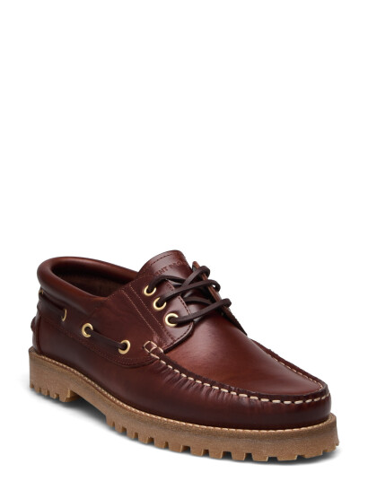 Garment Project Ollie Boat Shoe Brown Leather Brown 40