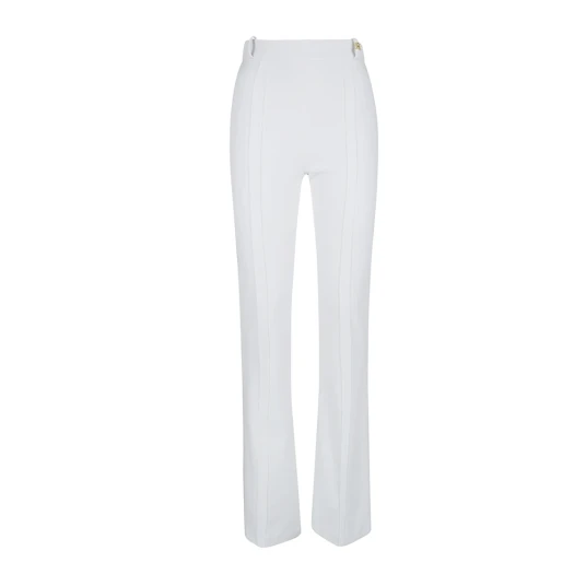 Elisabetta Franchi, Dame, Bukser, Hvit, M,