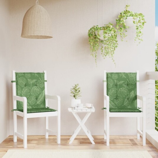 vidaXL Ryggputer 2 stk. Oxford Stoff Blad Design