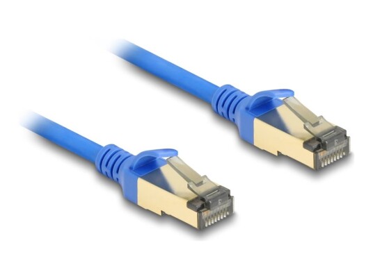 Delock Nettverkskabel Rj-45 Hann Til Rj-45 Hann 1 M 4.9 Mm Ftp Cat 8.1 Halogenfri Uten Hindringer Slank Blå Delock Nettverkskabel Rj-45 Hann Til Rj-45 Hann 1 M 4.9 Mm Ftp Cat 8.1 Halogenfri Uten Hindringer Slank Blå