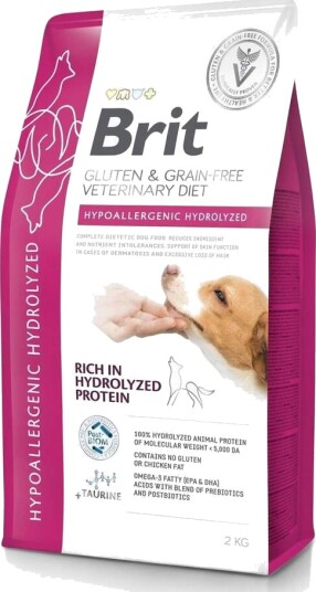 Brit Veterinary Diet Dog Hypoallergenic Hydrolyzed 2kg