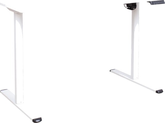 Skrivebord HOME4YOU Ergo Light med 1 motor 120x60x72,5–117,5 cm Hvit - Hvit