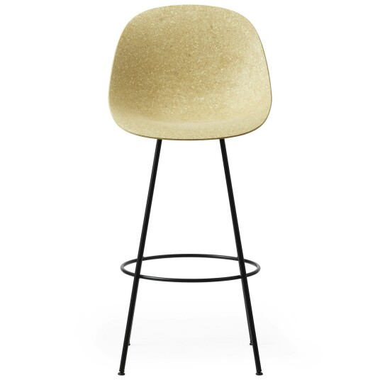 Normann Copenhagen Mat Barstol 75 cm Hemp / Sort