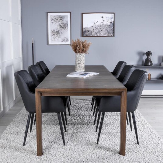 Venture Home Spisegruppe Venture Home Slider med 6stk Comfort Stoler GR23962