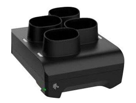 Zebra 4-Slot Batterilader for CS6080 Batterier - Svart Mobillader