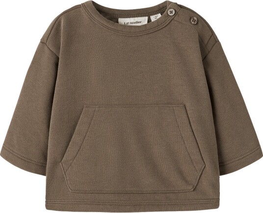 Lil"Atelier Nbmilondon Rea Ls Loose Sweat Bru Lil TEAK 68