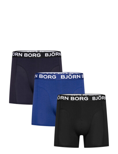 Björn Borg Bamboo Cotton Blend Boxer 3P - Navy - S